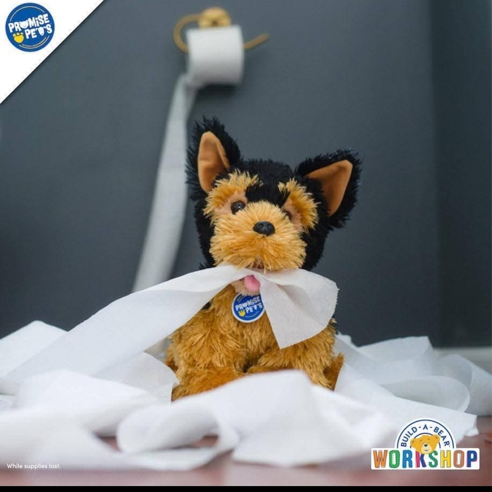 Build A Bear Promise Pets Yorkie Yorkshire Terrier Dog Plush